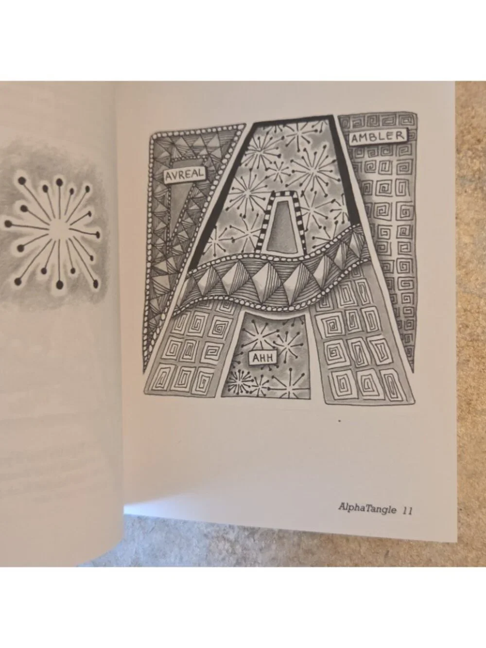 Alphatangle A Truly Tangled Alphabet Zentangle Inspiration by Sandy Bartholomew